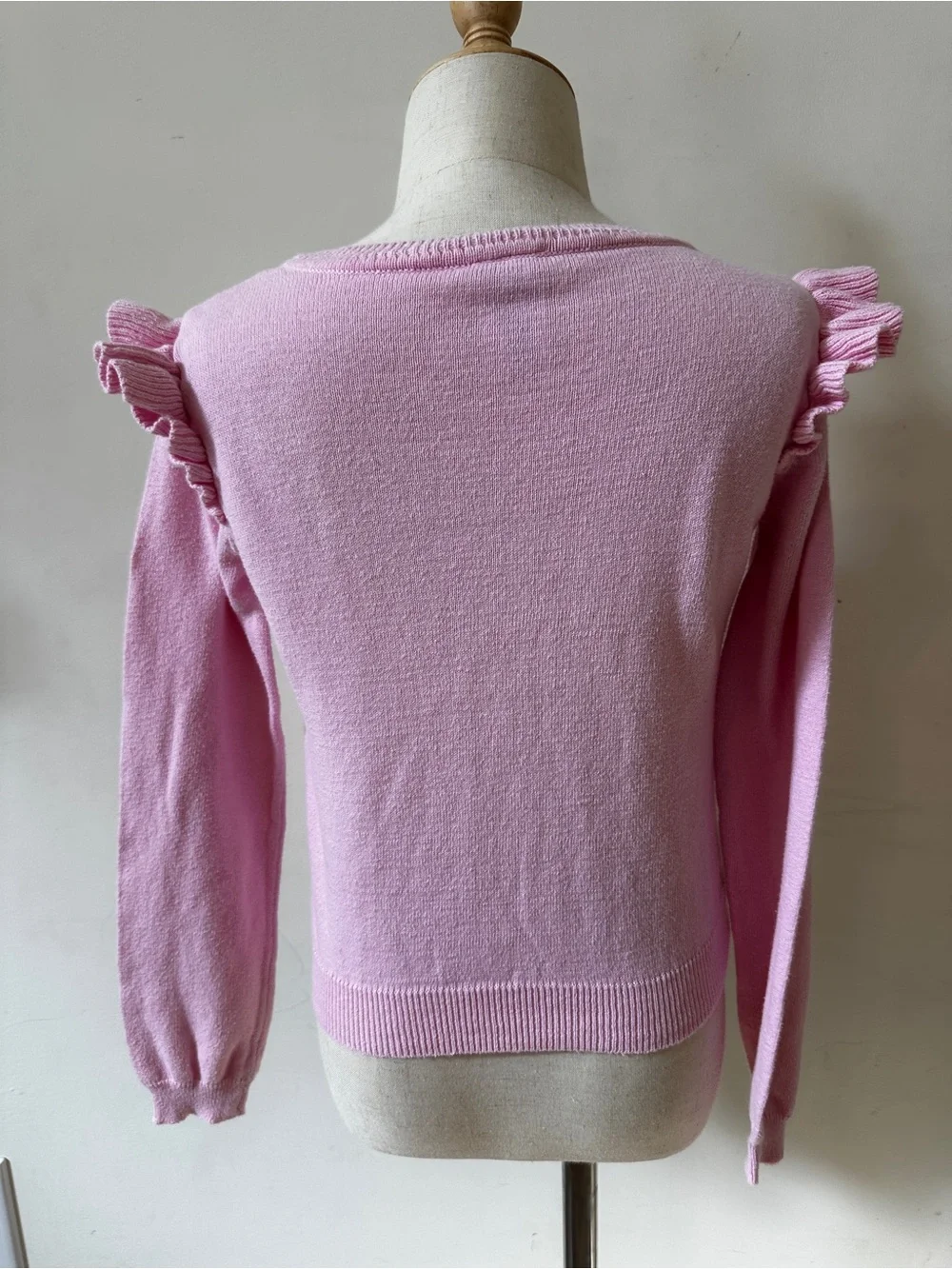 Gymboree Pink Ruffle Shoulder Unicorn Sweatershirt
